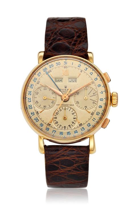 ROLEX, 18K CHRONOGRAPH 'DATO COMPAX', REF. 4768.